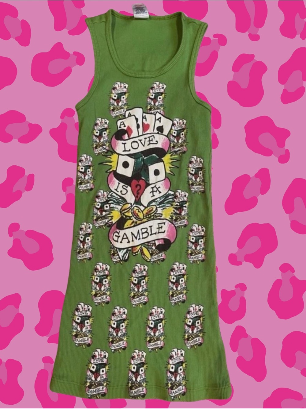 Y2K Ed hardy tank top